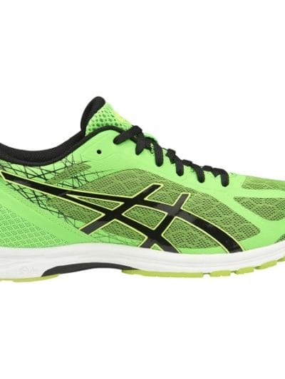 Fitness Mania - Asics Gel DS Racer 11 - Mens Running Shoes - Green Gecko/Black/Safety Yellow