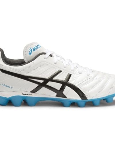 Fitness Mania - Asics Lethal Legacy IT GS - Kids Boys Football Boots - Pearl White/Black/Methyl Blue