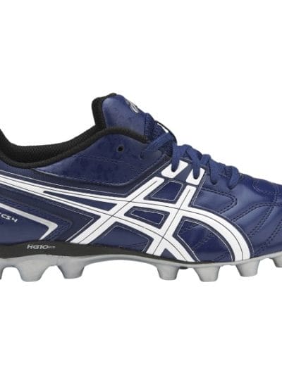 Fitness Mania - Asics Lethal Shot CS 4 GS - Kids Boys Football Boots - Indigo Blue/White/Silver