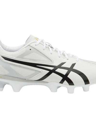 Fitness Mania - Asics Lethal Speed Flash IT - Mens Football Boots - White/Black/Glacier Grey