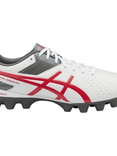 Fitness Mania - Asics Lethal Speed RS - Mens Football Boots - White/Vermilion/Carbon