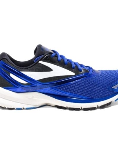 Fitness Mania - Brooks Launch 4 - Mens Running Shoes - Brooks Blue/Black/White