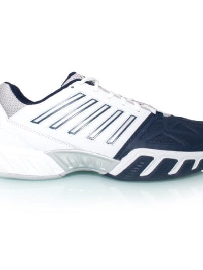 Fitness Mania - K-Swiss Bigshot Light 3 - Mens Tennis Shoes - White/Navy