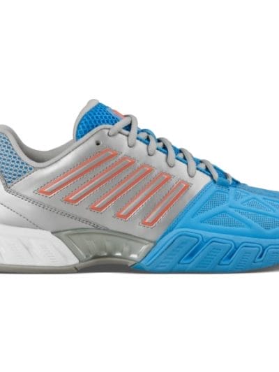Fitness Mania - K-Swiss Bigshot Light 3 Womens Tennis Shoes - Silver/Blue
