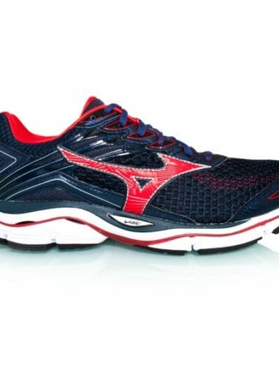 Fitness Mania - Mizuno Wave Enigma 6 - Mens Running Shoes - Dress Depths/Chinese Red