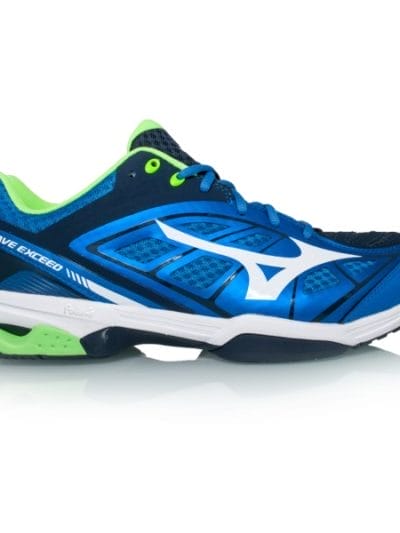 Fitness Mania - Mizuno Wave Exceed AC - Mens Court Shoes - White/Dress Blues