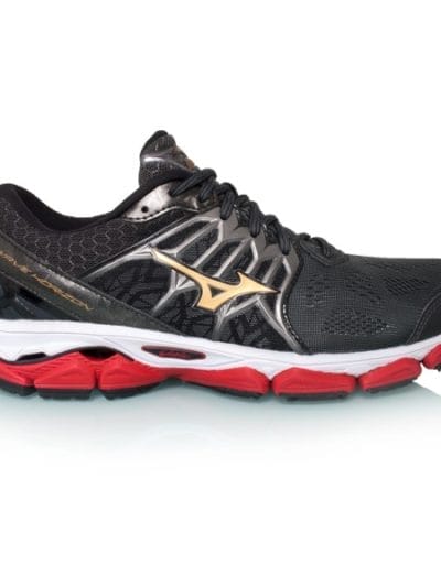 Fitness Mania - Mizuno Wave Horizon - Mens Running Shoes - Dark Shadow/Gold