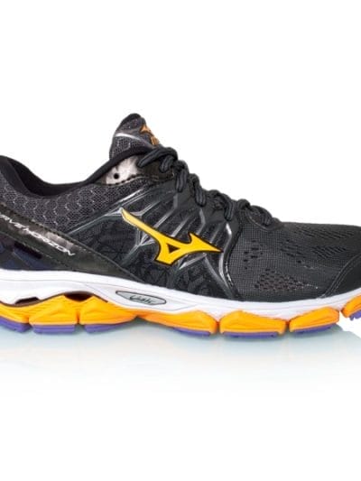 Fitness Mania - Mizuno Wave Horizon - Womens Running Shoes - Dark Shadow/Pop Orange