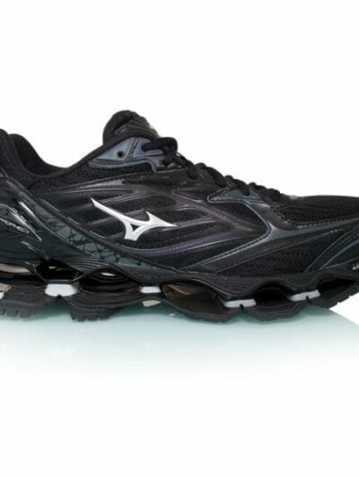 Fitness Mania - Mizuno Wave Prophecy 6 - Mens Running Shoes - Black/Silver