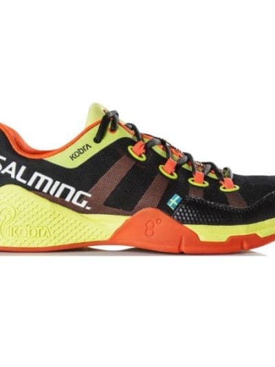 Fitness Mania - Salming Kobra Mens Court Shoes - Black/Orange