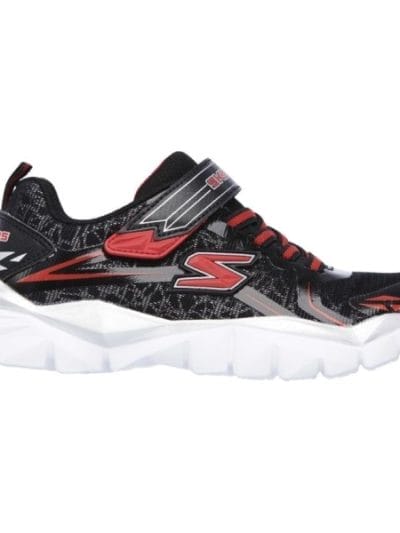 Fitness Mania - Skechers Electronz Blazar - Kids Boys Running Shoes - Black/Red