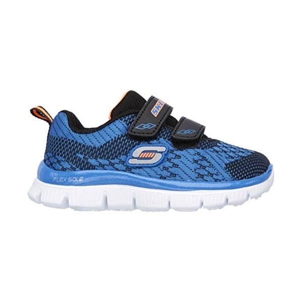 Fitness Mania - Skechers Flex Advantage Mini Blast - Toddler Boys Running Shoes - Royal Blue/Black