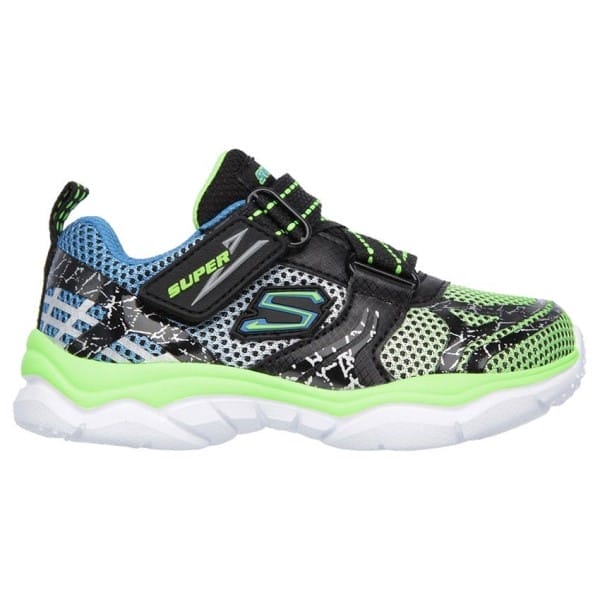 Fitness Mania - Skechers Neutron Super Z - Toddler Boys Running Shoes - Blue/Lime