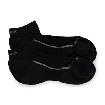 Fitness Mania - LIGHTFEET Midweight Run Mini Crew Black