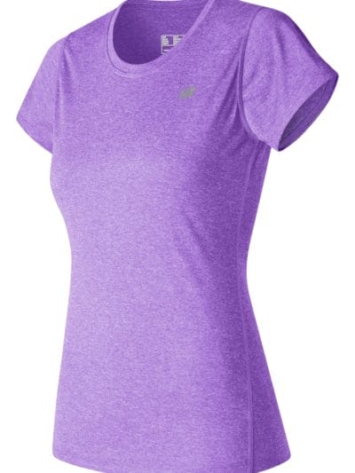 Fitness Mania - New Balance 53180 Women's Heathered Short Sleeve Tee - WT53180AIH