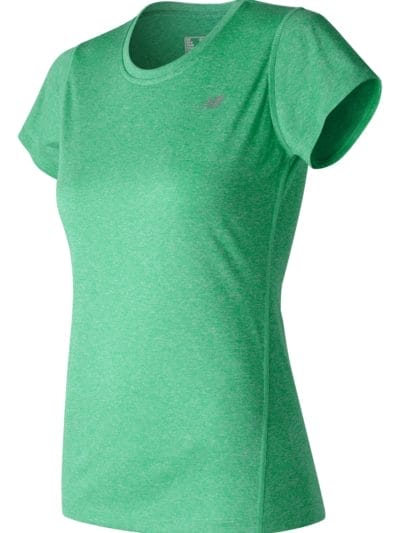 Fitness Mania - New Balance 53180 Women's Heathered Short Sleeve Tee - WT53180DJH