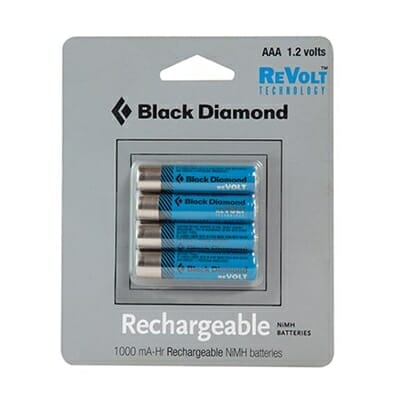 Fitness Mania - Black Diamond AAA Rechargeable Battery 4 Pack