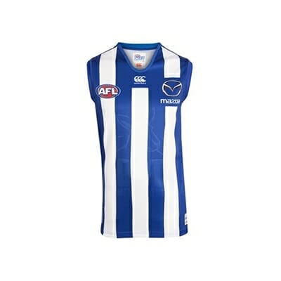 Fitness Mania - North Melbourne Kangaroos Home Guernsey 2017