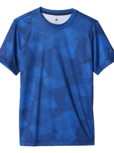 Fitness Mania - Adidas Printed Kids Boys Training T-Shirt - Collegiate Navy/Blue