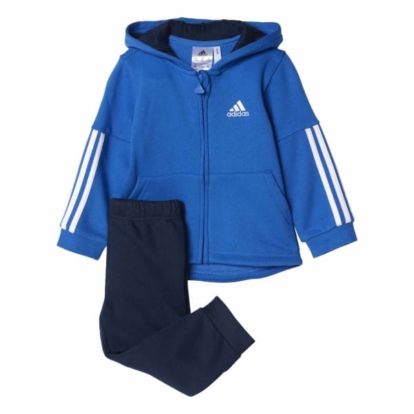 Fitness Mania - Adidas Sports Performance Toddler Boys Hooded Jogger Set - Core Blue/White