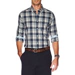 Fitness Mania - LONG SLEEVE BUTTON DOWN COLLAR WRINKLE RESISTANT PLAID SHIRT