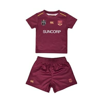 Fitness Mania - QLD State Of Origin Home Infant Jersey+Shorts 2017