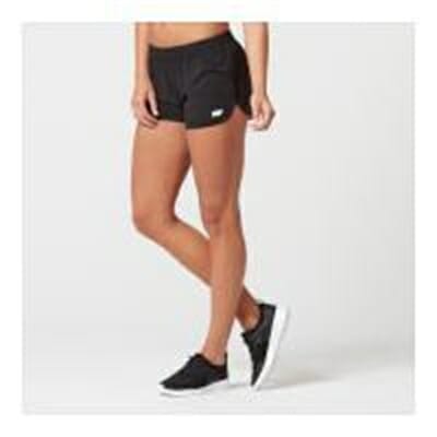 Fitness Mania - Myprotein Women's 4 Way Stretch Shorts - Black - L