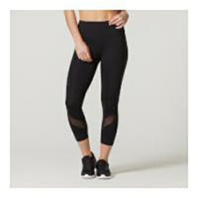 Fitness Mania - Myprotein Women's Fuel Cropped Leggings - Black - M