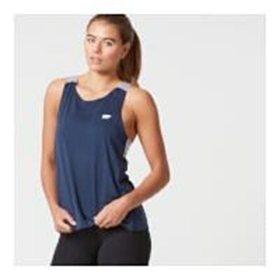 Fitness Mania - Myprotein Women's Open Back Top - Navy - L