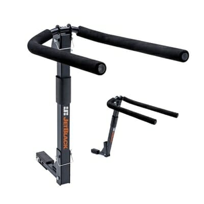 Fitness Mania - JetBlack 4 Bike Double Folding Hitched Jetrack with 8 cords