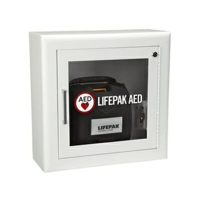 Fitness Mania - LIFEPAK Surface Mount Wall Cabinet with Alarm and Strobe