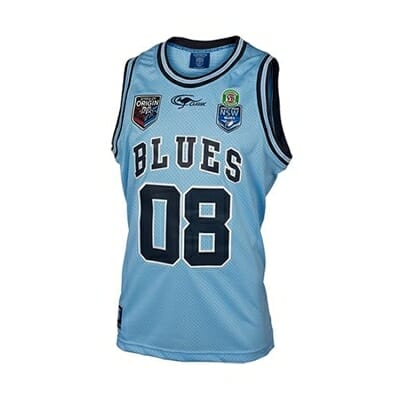 Fitness Mania - NSW State of Origin Basketball Singlet 2017