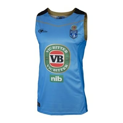 Fitness Mania - NSW State of Origin Replica Training Singlet 2017