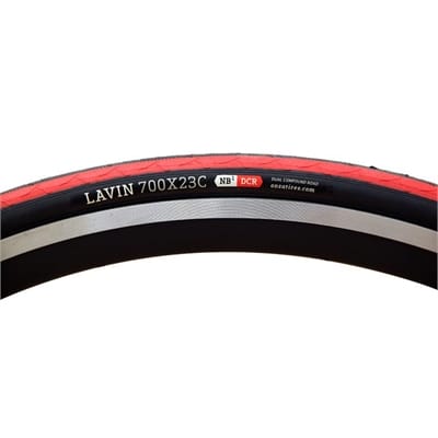 Fitness Mania - ONZA Lavin 700x23 Folding Long Distance Road Tyre-Blk/Red