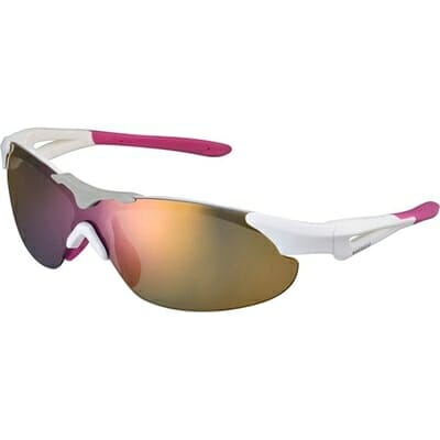 Fitness Mania - Shimano EYEWEAR CE-S40RS-L MAT WHITE MY15 SMOKE RED MIRROR