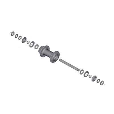 Fitness Mania - Shimano HB-RS505 COMPLETE HUB AXLE 108mm (4-1/4")