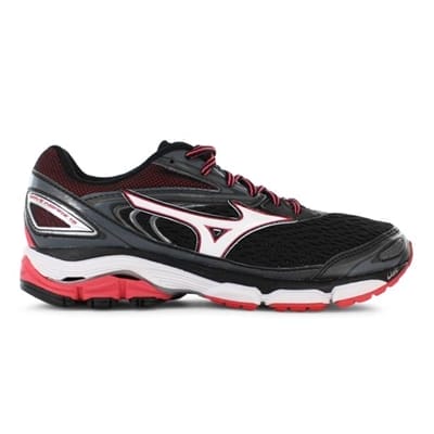 Fitness Mania - MIZUNO Womens Wave Inspire 13 Black / White / Pink