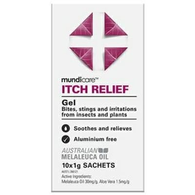 Fitness Mania - Mundicare Itch Relief  Gel 1g Sachets (10)