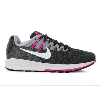 Fitness Mania - NIKE Womens Air Zoom Structure 20 Wolf Grey / Pink