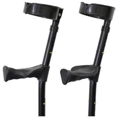 Fitness Mania - Double Adjustable Forearm Crutches with Anatomical Grip
