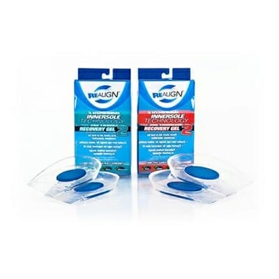 Fitness Mania - Realign Recovery Gel 2 Heel Cup Large