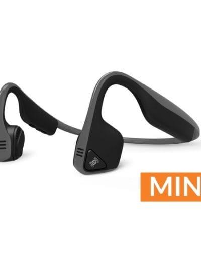 Fitness Mania - AfterShokz Trekz Titanium MINI Bone Conduction Open Ear Headphones - Slate Grey