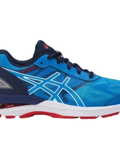 Fitness Mania - Asics Gel Nimbus 19 GS - Kids Boys Running Shoes - Diva Blue/White/Indigo Blue