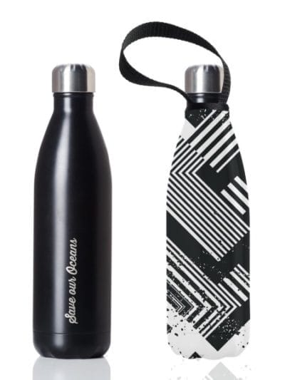 Fitness Mania - BBBYO Future Stainless Steel Bottle + Circuit Carry Cover - 750ml - Black