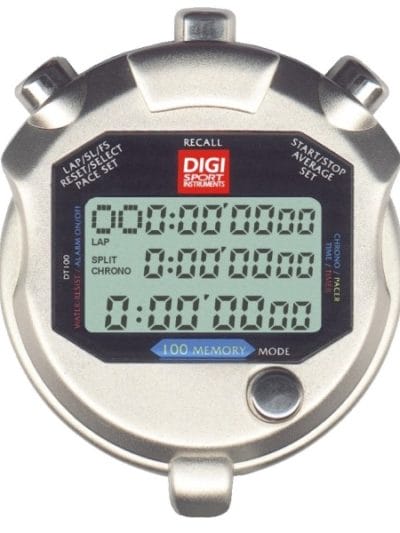 Fitness Mania - Digi Sports DT100 Metal Stopwatch - 100 Lap Stopwatch