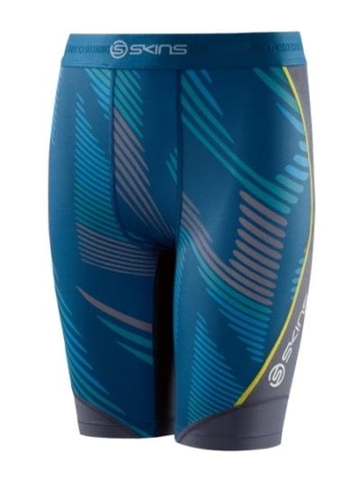 Fitness Mania - Skins DNAmic Youth Kids Compression Half Tights - Leviathan/Atmos