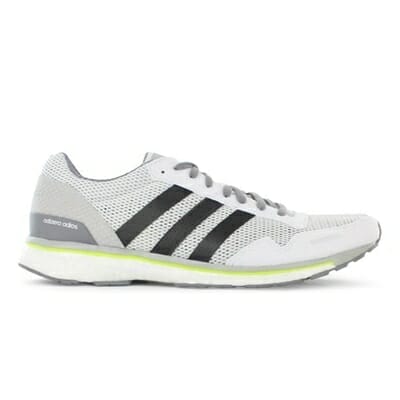 Fitness Mania - adidas Mens adizero adios Boost White / Grey