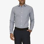 Fitness Mania - LONG SLEEVE PLAID WRINKLE RESISTANT FORMAL SHIRT