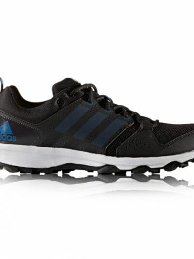 Fitness Mania - Adidas Galaxy Trail - Mens Trail Running Shoes - Black/Blue/Black