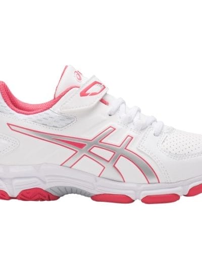 Fitness Mania - Asics Gel 540TR PS - Kids Girls Cross Training Shoes - White/Silver/Rouge Red